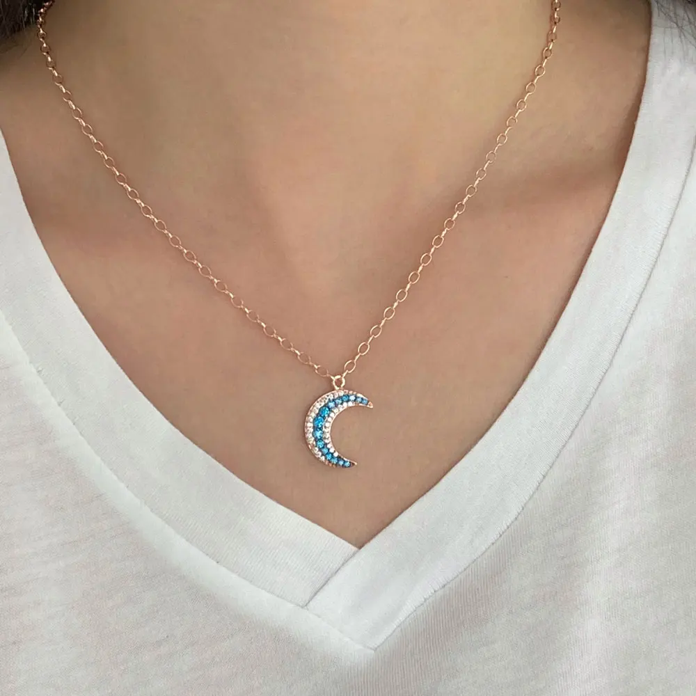 

NEW Trendy 925 Silver Necklace Turkish Jewelry Birthday Gift Zircon Fashion Necklace For Women Minimalist Style Luxury Designer