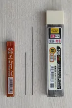 Unids/caja de plomo de grafito 2B, recambio de lápices mecánicos de plástico, mina de lápiz automática, 100