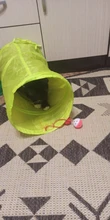 Pet-Cat-Toy Balls Tunnel-Tubes Crinkle Rabbit Play 2-Holes Puppy-Ferrets Dog Fold Collapsible