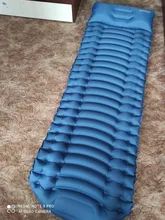 Zomake-esponja a presión con el pie para acampar al aire libre, colchoneta para dormir al aire libre, para senderismo, 200x66cm