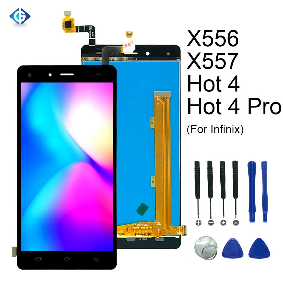 

5.5'' 1280x720 LCD for Infinix Hot 4 Lite X557 x556 LCD Display Touch Digitizer Screen Assembly for Infinix x557 LCD Screen