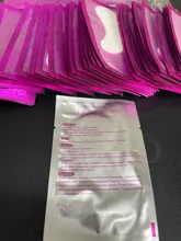 25/50/100 pares/lote Parches para extensión de pestañas almohadillas debajo de los ojos parches de papel rosa sin pelusa pegatinas para pestañas postizas