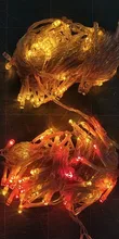 Lamps Led-String-Light Festoon Christmas-Decoration Outdoor Garland Holiday Party Waterproof
