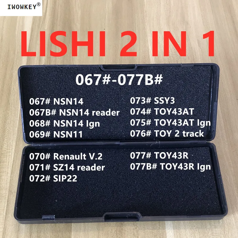 Tanie Oryginalny LiShi 2 w 1 dekoder narzędzia ślusarskie NSN14 NSN11 SZ14 SIP22