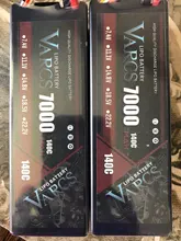 VARCS-baterías Lipo 3S, 11,1 V, 7000mAh, 140C/280C, carcasa rígida para coche RC 1/8 /10, Buggy todoterreno, camión, barcos, Dron, piezas salash, 2 uds.