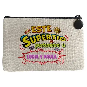 

Purse customizable with named example This Super Uncle belongs Juan and Susana