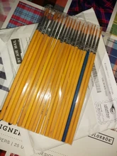 20 unids/set cola larga Nylonhair gancho línea lápiz pincel para pintar los niños arte DIY herramientas y suministros artículos de dibujo artístico acuarela pintura de la pluma