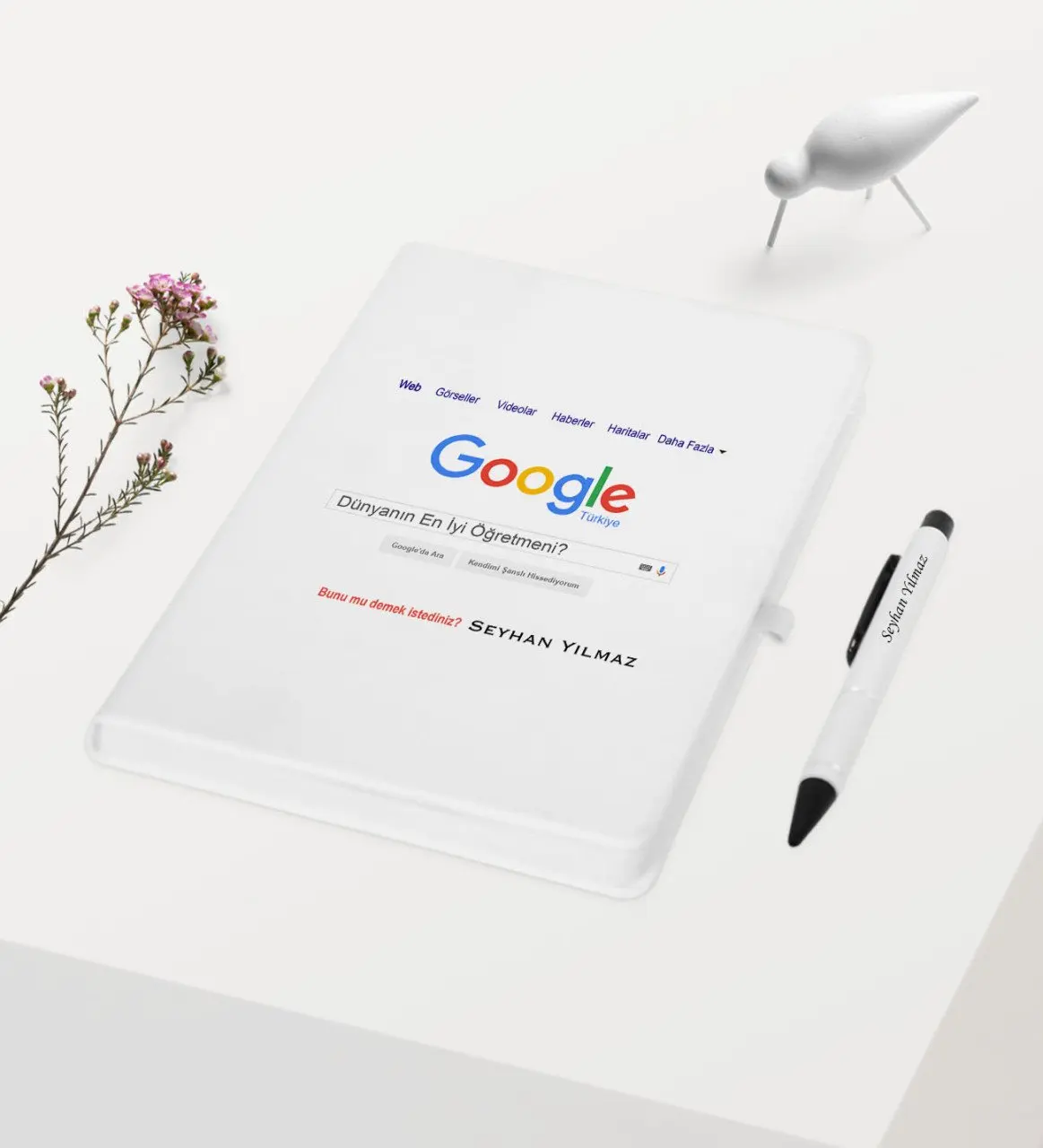 Персонализированные Google является лучшей в мире Öğretmeni тематические Белый Ручка