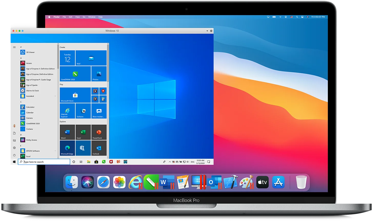 Parallels 16 escritorio 16 para Mac