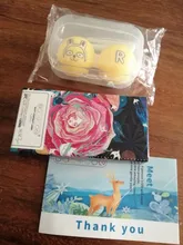 MOONZI marrón avellana anual lentes de contacto de color para los ojos pequeña belleza alumno 2 unids/par grado de miopía receta