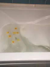 10 unids/lote lindo bebé niños juguete de goma patos de baño Baño habitación diversión con agua juego recién nacido niños niñas juguetes para los niños