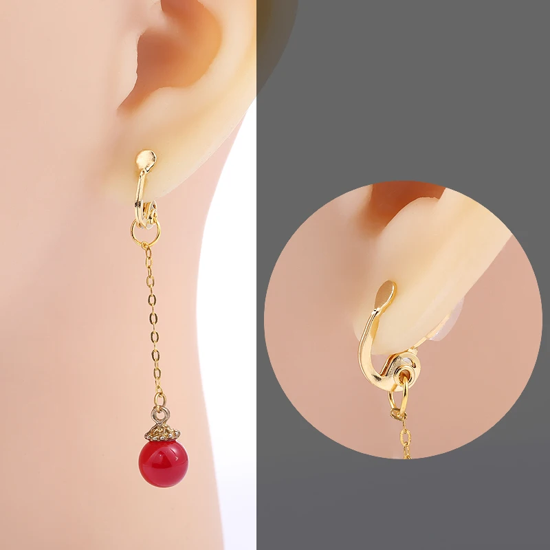 Clip Earrings Ear Accessories 2/10pcs Women's Clip On Earrings