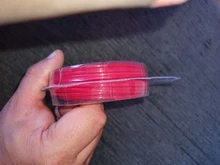 Hilo de desbrozadora de césped, cortador de cepillo, línea de cortacésped, piezas de repuesto (rojo), 2,4mm x 15 metros, 1 ud.