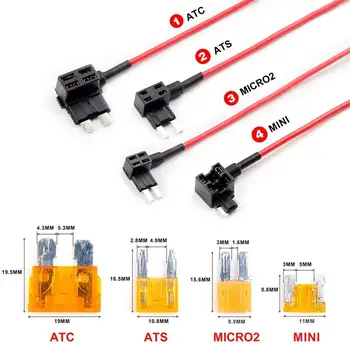 

4 Pieces Cirtuito Seat Adapter for ATC Fuses ATS MICRO2 Mini
