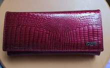 Billeteras de piel auténtica para mujer, cartera larga con doble cremallera, bolso de mano tipo monedero, monedero, VK-AE501