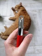 Cortaúñas para mascotas, cortauñas para perros, cortaúñas para gatos de acero inoxidable, tijeras para garras de Animal cortado