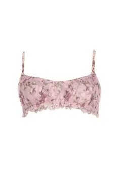 

Trendyol Tulle Detailed flower Pattern Bikini Top TBESS20BU0388