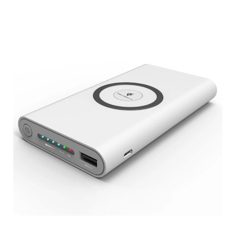 Беспроводной Qi PowerBank Wireless 10000 мАч с функцией беспроводной собственной зарядки