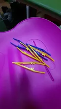 5 unids/set niños seguridad cuentas de plástico pinzas para rompecabezas de modelo Kits de construcción de los niños juguetes de bricolaje arte accesorios de artesanía herramientas
