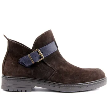 

Sail Lakers-Brown Men Suede Leather Boots