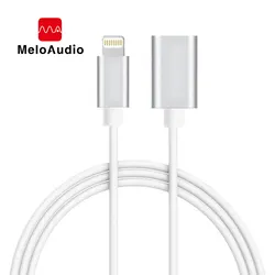 8Pin Interface Extension Cable 2m Male to Female TPE Extender For iPhone iPad iPod Charging Adapter Passing Audio Video Data
