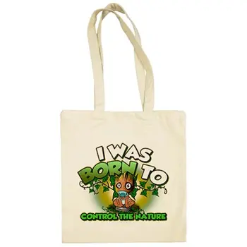 

Cloth bag I was born to checkpoint the nature spoof Baby Groot