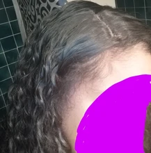 Pelucas sintéticas Afro rizadas para mujeres negras, cabello ondulado oscuro largo, resistente al calor, de media mano, para fiesta