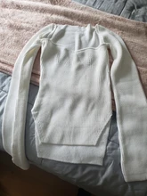 DEAT-ropa de cuello cuadrado de Cachemira para mujer, Jersey elástico de cintura alta, manga larga, sexy, primavera y verano, WK080, 2021