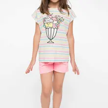 DeFacto/модные однотонные Короткие повседневные хлопковые свободные шорты для девочек летние детские удобные штаны, J8771A618HS