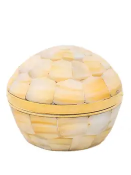 

Casket with mother of pearl "ball" (set of 2x)