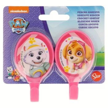 

2 PCS. EASY SET OVAL STANDARD HANGERS PAW PATROL GIRL