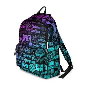 

Rock group 3D logo backpack
