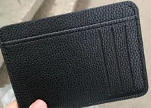 Rfid Cartera de hombre clásica Mini tarjetas de cuero de PU funda, soporte mujeres Banco tarjeta de identificación de crédito fundas de pasaporte Bolso pequeño bolso