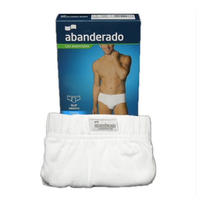 Abanderado Ropa Interior para Hombre, S, blanco: : Moda