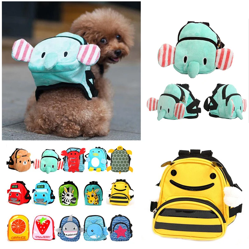 DOGGYZSTYLE-mochila de lona para mascotas, mochila para perro y gato, bolso escolar multifunción para perros pequeños, suministros para mascotas