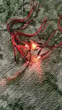 Plastic-Holder Round White Pre-Wired 10-100pcs DC12V UV with Clear LED Water Blue/rgb
