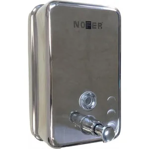 

Soap dispenser Nofer Inox 1,2 liter, Chrome/glossy (03041.b)