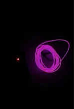 Tape Rope-Tube Shoes Neon-Light Car-Decor El-Wire Aa-Controller Waterproof Led Flexible
