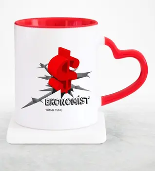 

Personalized Professional Economist Red Heart Mug Cup-1