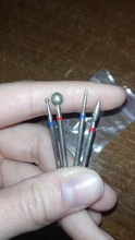 Juego de brocas de diamante para uñas, cortadores de manicura, piedra de cerámica de silicona, fresa eléctrica para máquina de manicura y pedicura, 6/7