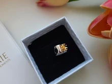 ATHENAIE-amuletos de foto personalizada para pulsera, Plata de Ley 925, imágenes personalizadas de familia, mascotas, amante del corazón, amuletos de corona