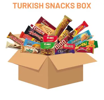 

Turkish Snacks Variety Pack, Turkish Snacks Box Famous and Popular Ones, Foreign Snacks Box, Halal Food