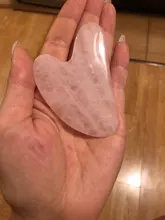 Tablero de Jade Guasha de cuarzo rosa, rascador de piedra Natural, herramientas para terapia de presión corporal, cara, cuello y espalda