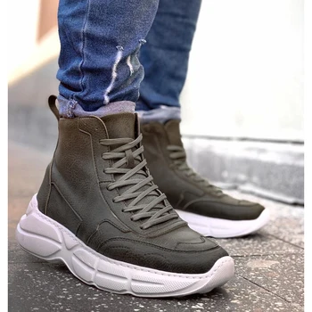 

Chekich Male Sports Boots ANTHRACITE, High Quality 100% Vegan Leather Men Boots. Shoe Boot, Sneaker Boot, Chaussure Boot, Uomo Boot, Young Man Boots, Chaussures De Jeunes Hommes