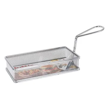 

Basket for Presenting Aperitifs Quttin Rectangular Stainless steel (21,5 x 10,5 x 4,5 cm)