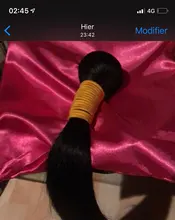 Promqueen-mechones de cabello humano peruano postizo liso, 8-40 pulgadas, 100%, mechones de cabello humano postizo, extensiones de cabello Remy de Color Natural