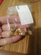 20 unids/lote bisagras de la puerta del gabinete Chapado en latón Mini bisagra decorativo pequeño joyería de madera caja de accesorios de muebles