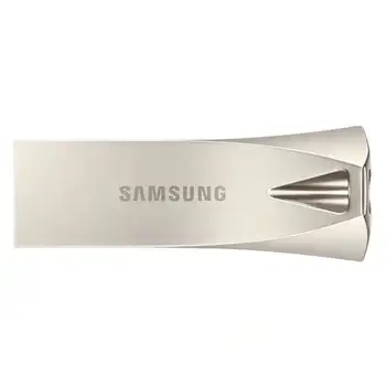 

Pendrive samsung bar plus champaign silver 256gb - usb 3.1 - 300 mb/s Read