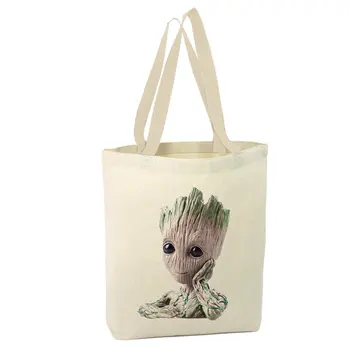 

Angemiel Bag-Minded Cute Groot Shopping Beach Tote Bag