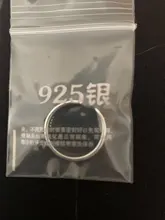 Anillo de boda Plata de Ley 925 100% auténtica estilo coreano para hombre y mujer, joyería fina